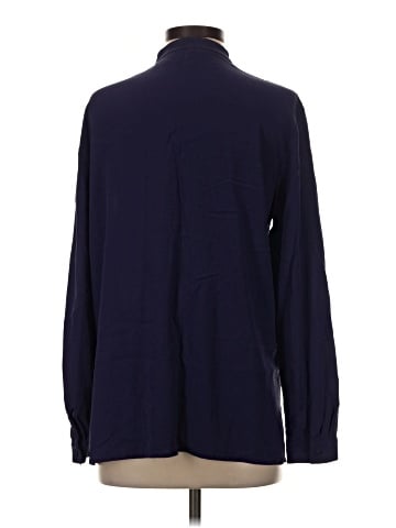 Eileen Fisher Long Sleeve Silk Top (view 2)