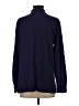 Eileen Fisher 100% Silk Solid Blue Long Sleeve Silk Top Size XS - photo 2