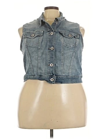 Torrid Denim Vest (view 1)