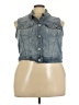 Torrid Blue Denim Vest Size 3X Plus (3) - photo 1