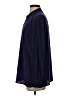 Eileen Fisher 100% Silk Solid Blue Long Sleeve Silk Top Size XS - photo 5