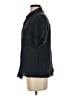 Elle 100% Linen Black Blue Short Sleeve Button-Down Shirt Size XS - photo 5