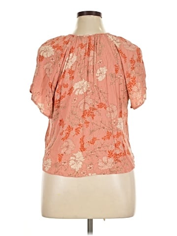 Greige Short Sleeve Blouse (view 2)