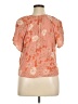 Greige 100% Rayon Orange Short Sleeve Blouse Size XL - photo 2