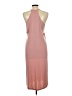 Double Zero Solid Pink Casual Dress Size L - photo 2