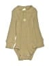 Unbranded Tweed Gold Long Sleeve Onesie Size 60 cm / US 3-6 MO - photo 1