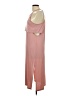 Double Zero Solid Pink Casual Dress Size L - photo 5