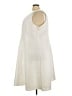 Roaman's 100% Polyester Solid Ivory Casual Dress Size 28w - photo 5