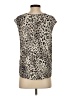 Joie 100% Silk Animal Print Tan Blouse Size XS - photo 2