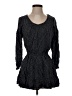 O'Neill 100% Viscose Houndstooth Black Casual Dress Size S - photo 1