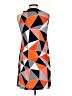 En Focus Studio Graphic Orange Casual Dress Size 4 - photo 2