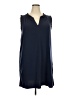 MICHAEL Michael Kors Blue Sleeveless Blouse Size 2X - photo 1