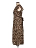 Sienna Sky 100% Polyester Animal Print Brown Casual Dress Size L - photo 5