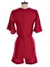 H&M 100% Polyester Burgundy Red Romper Size 0 - photo 2