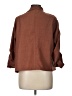 Max Studio 100% Polyester Brown White Kimono Size L - photo 2