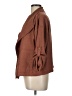 Max Studio 100% Polyester Brown White Kimono Size L - photo 5