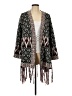 Chelsea & Violet 100% Polyester Black Kimono Size L - photo 1
