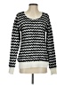 Faded Glory Chevron-herringbone Silver Pullover Sweater Size 4 - photo 1