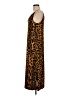Adam Lippes 100% Polyester Animal Print Brown Casual Dress Size 8 - photo 5