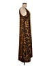 Adam Lippes 100% Polyester Animal Print Brown Casual Dress Size 8 - photo 4