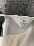 H&M 100% Polyester Ivory Sleeveless Blouse Size 8 - photo 3