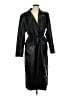 Avec Les Filles 100% Polyurethane Black Trenchcoat Size L - photo 1