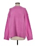 J.Crew Solid Pink Turtleneck Sweater Size S - photo 1