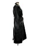 Avec Les Filles 100% Polyurethane Black Trenchcoat Size L - photo 4