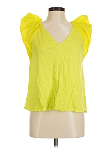 Velvet Short Sleeve Top (view 1)