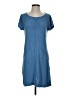 Indygena Solid Blue Casual Dress Size XS - photo 1