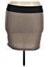 Stoosh 100% Polyester Metallic Gray Brown Casual Skirt Size XL - photo 1