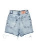 Zara Blue Denim Shorts Size 0 - photo 2