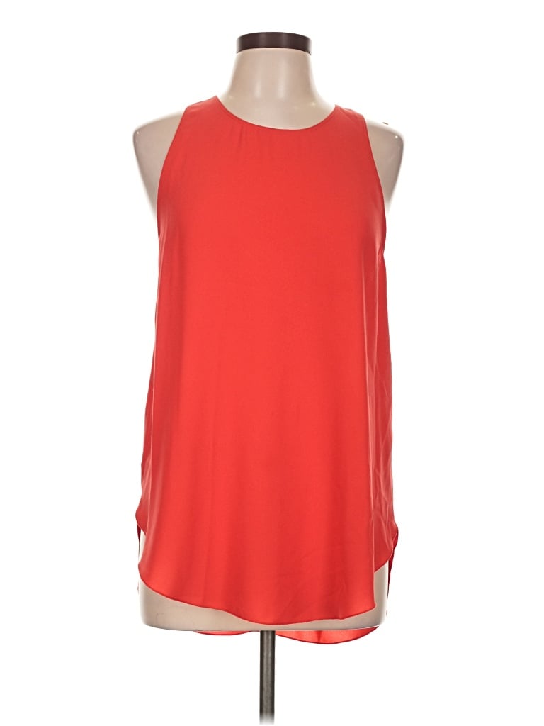 Pre-owned Wilfred Sleeveless Top Red Halter Neckline Tops