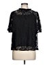 CeCe Black Short Sleeve Blouse Size 1X - photo 1