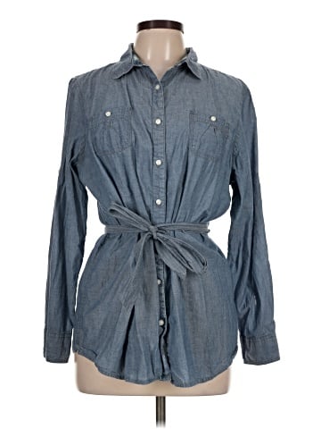 L.L.Bean Long Sleeve Button-Down Shirt (view 1)