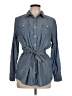 L.L.Bean 100% Cotton Blue Long Sleeve Button-Down Shirt Size L - photo 1