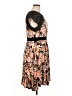 Torrid Floral Brown Cocktail Dress Size 1X Plus (1) - photo 4