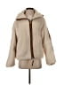 H&M 100% Polyester Ivory Faux Fur Jacket Size S - photo 1
