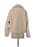 H&M 100% Polyester Ivory Faux Fur Jacket Size S - photo 2