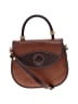 Andantini Color Block Graphic Brown Satchel One size - photo 1