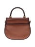 Andantini Color Block Graphic Brown Satchel One size - photo 3
