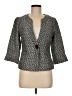 Coldwater Creek 100% Acrylic Print Gray Blazer Size 6 (petite) - photo 1