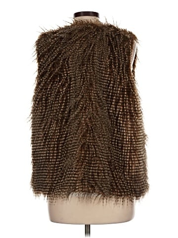 New Directions Faux Fur Vest (view 2)