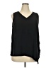 Sejour 100% Polyester Black Sleeveless T-Shirt Size 18 - photo 1