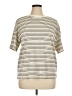 Merokeety Stripes Ivory Short Sleeve T-Shirt Size XL - photo 1