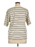 Merokeety Stripes Ivory Short Sleeve T-Shirt Size XL - photo 2