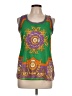 Fab'rik 100% Polyester Green Sleeveless Blouse Size L (estimated) - photo 1
