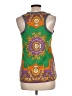 Fab'rik 100% Polyester Green Sleeveless Blouse Size L (estimated) - photo 2