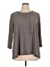Anne Klein Gray 3/4 Sleeve Top Size XL - photo 1