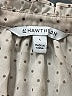 41Hawthorn 100% Polyester Polka Dots Ivory Sleeveless Blouse Size L - photo 7